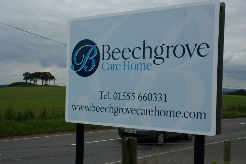 Beechgrove Care Home Sign