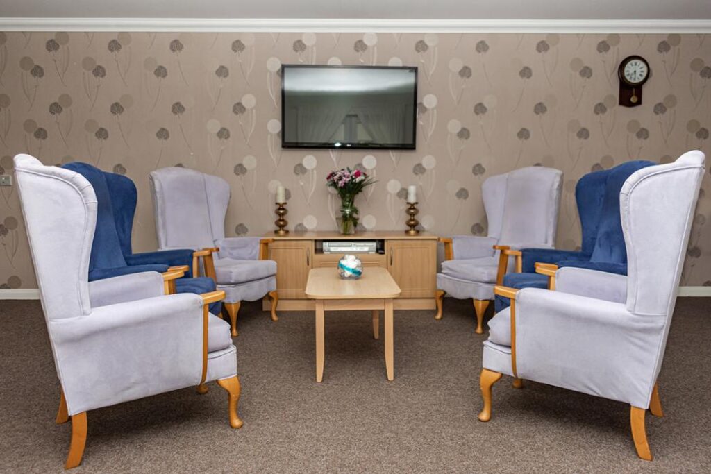 Lounge at Beechgrove Care Home